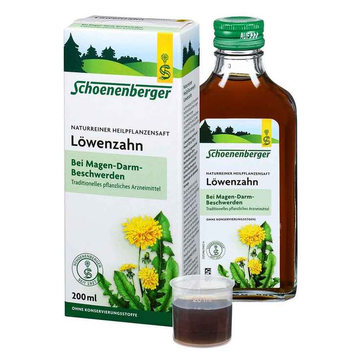 Löwenzahn Saft Schoenenberger HPS, 200 ml