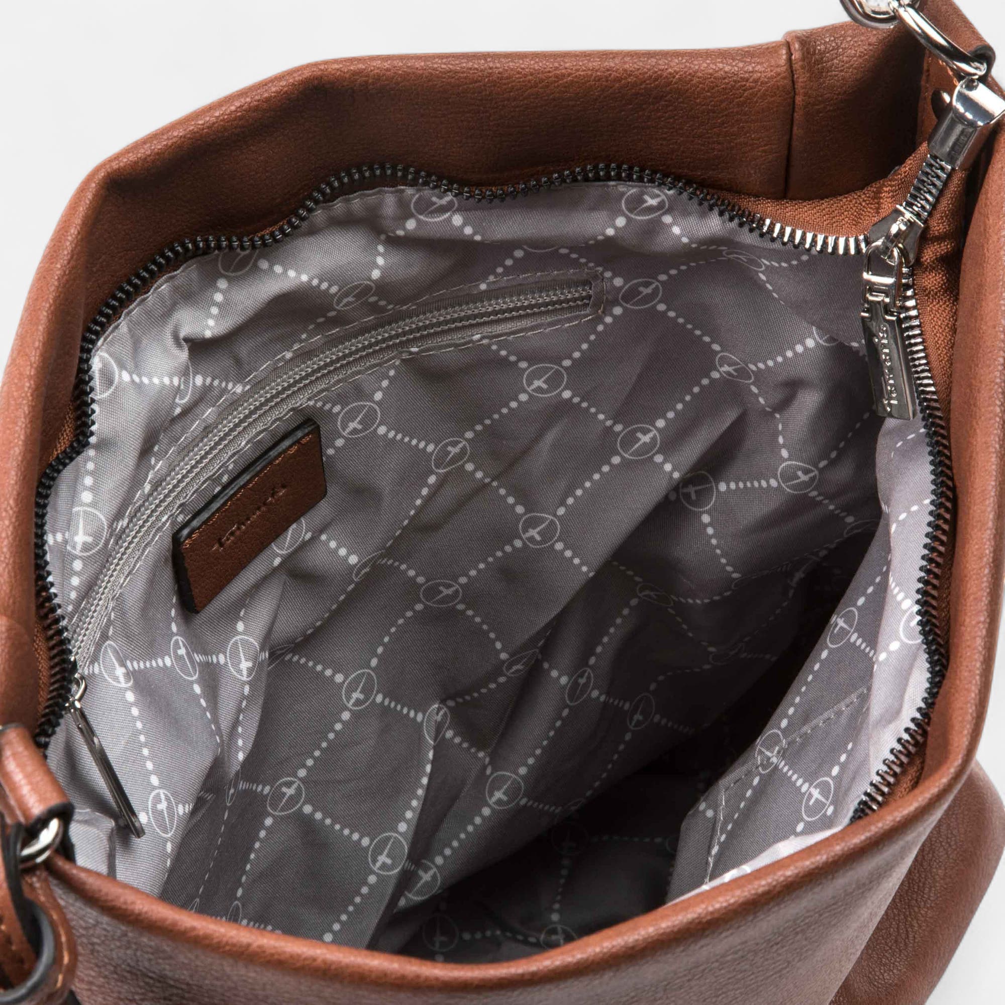 Sac de shopping cognac