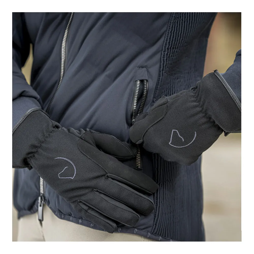 Equitheme FLOCON - Gants noir