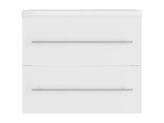 Armoire d'évier avec lavabo intégré Blanc Aggloméré