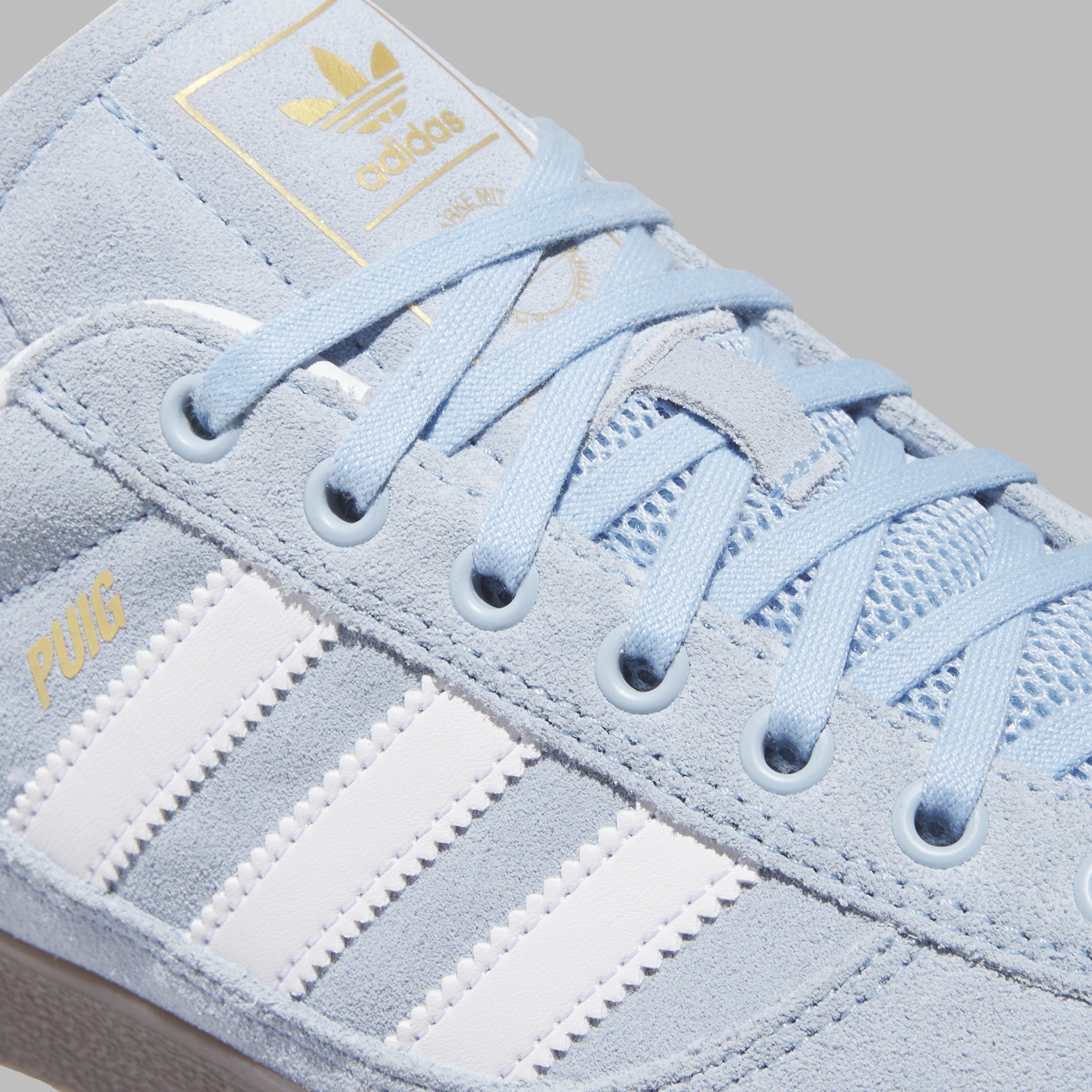 Adidas Skateboarding Puig Indoor Clear Sky Cloud White Gum 6.5 US / 39.5 EU