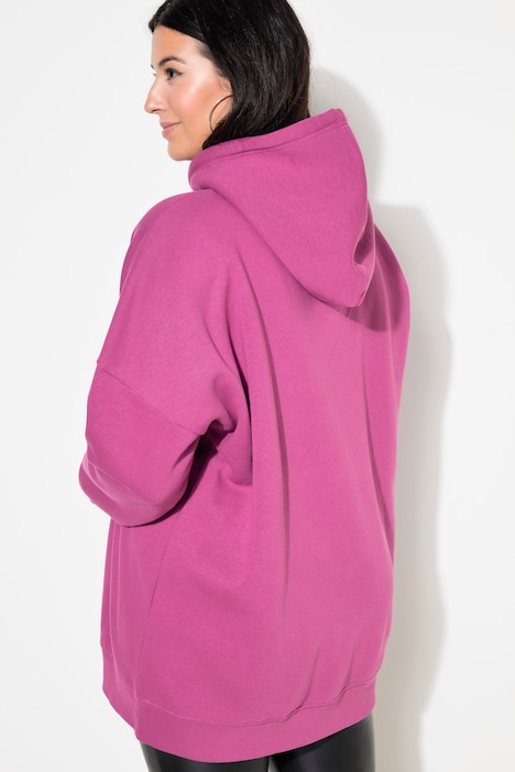 Hoodie, oversized, Stick-Statement, Kapuze, Langarm