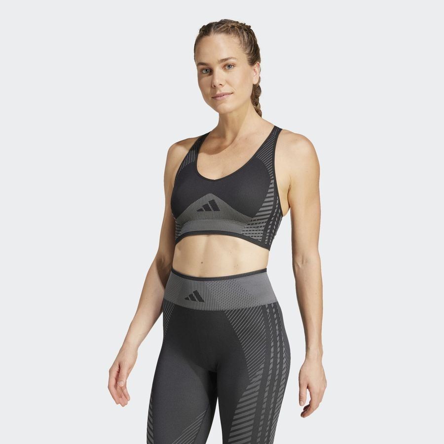 Adidas Brassière AEROKNIT Training Maintien léger