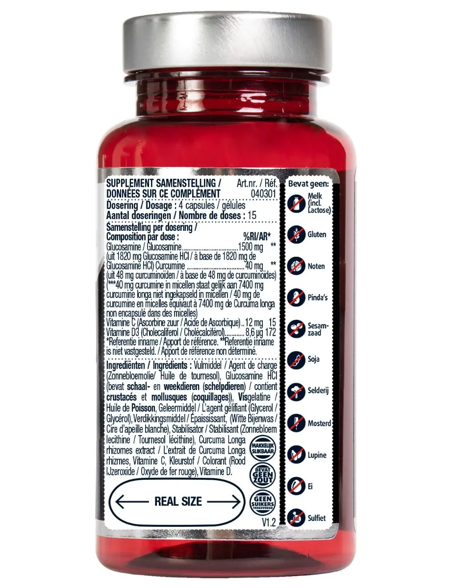 Glucosamine Curcumine 60 capsules
