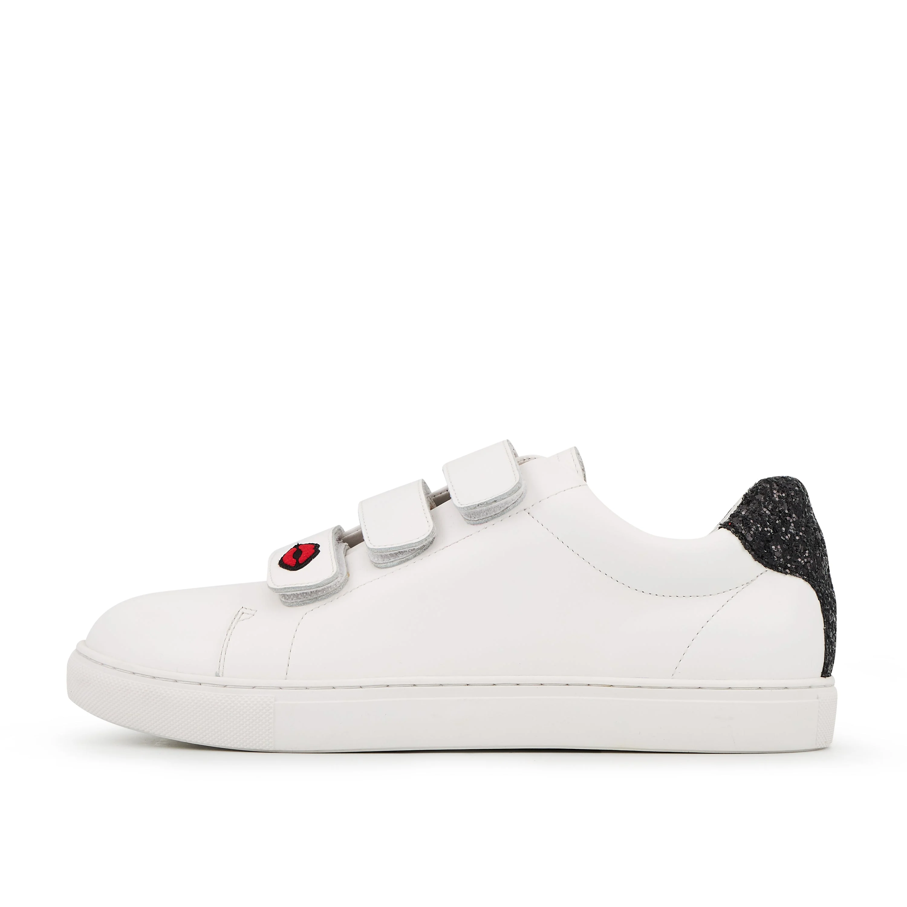 EDITH KISS ME - Sneakers en cuir | Blanc
