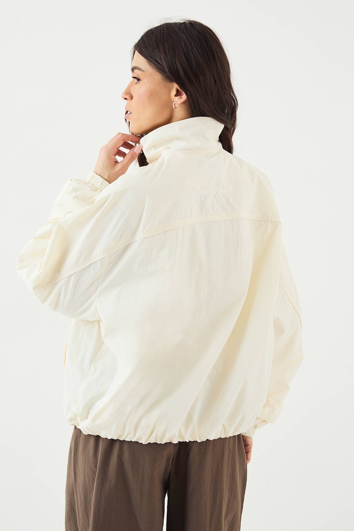 Veste de Survêtement DSGN Studio en Nylon à Fermeture Éclair et Col Montant