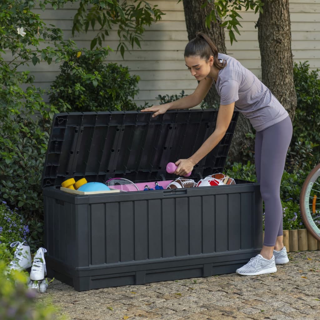 Keter Tuinbox Kentwood 350 L antraciet
