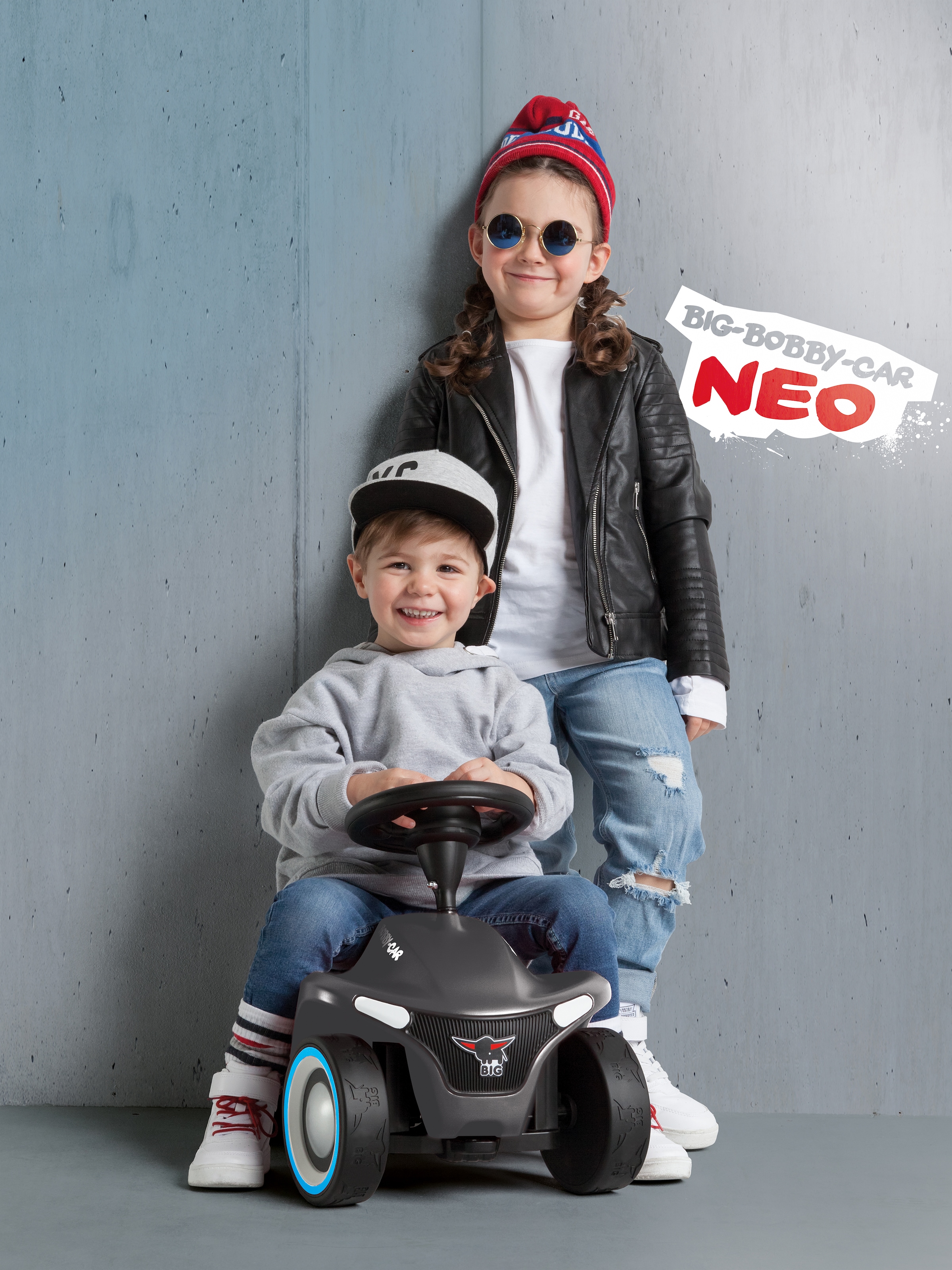 BIG Rutscherauto »BIG Bobby-Car-Neo Anthrazit« Made in Germany