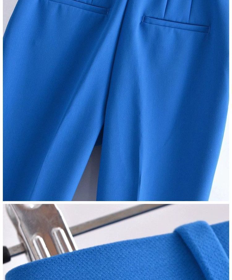 Dewewan - Hoge taille taps toelopende pantalon