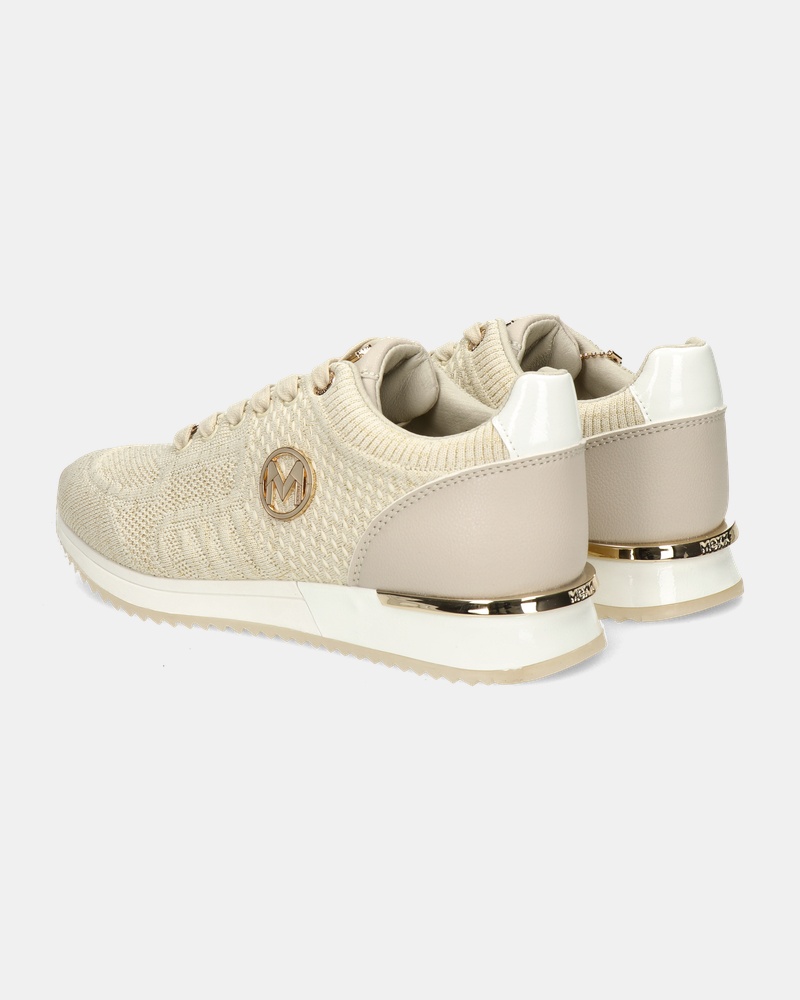 Mexx Gitte Glitter Lage sneakers  - beige