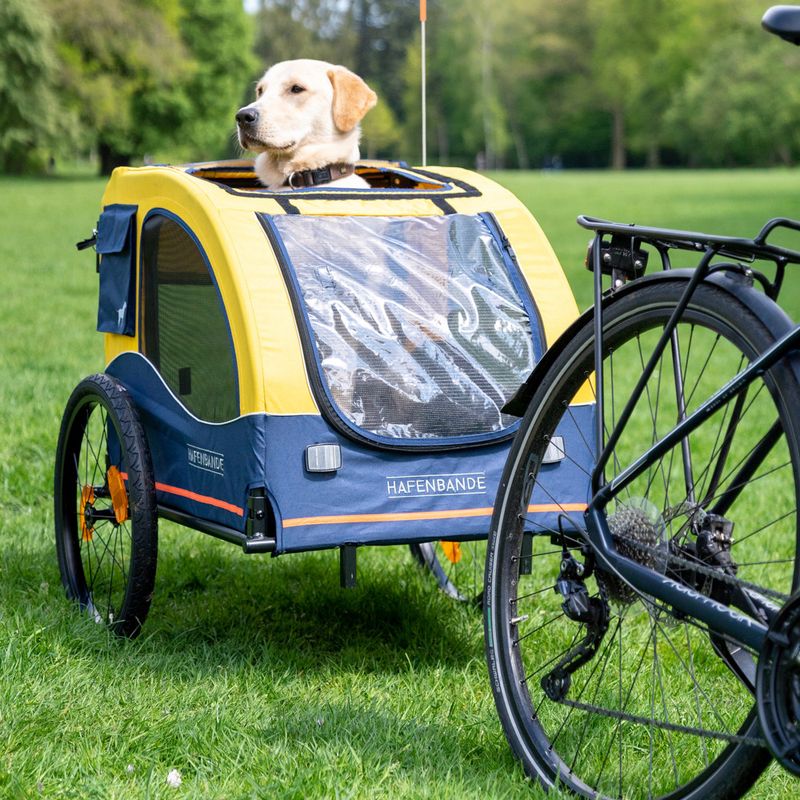Remorque à vélo HAFENBANDE Cabby L avec 2 attelages