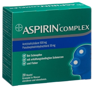ASPIRIN Complex Granulat Beutel, 20 Stück