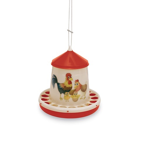 Funil de plástico para aves, 2 kg - Happy Range