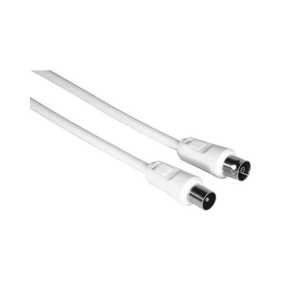 Hama Cabo Coaxial 1,5m White