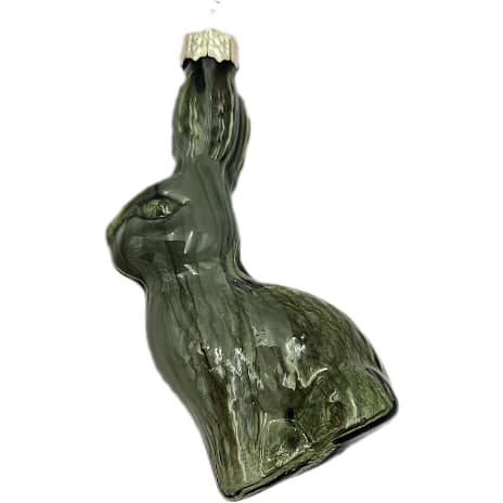 Glas kaninophæng 8 cm - flere varianter - assorteret