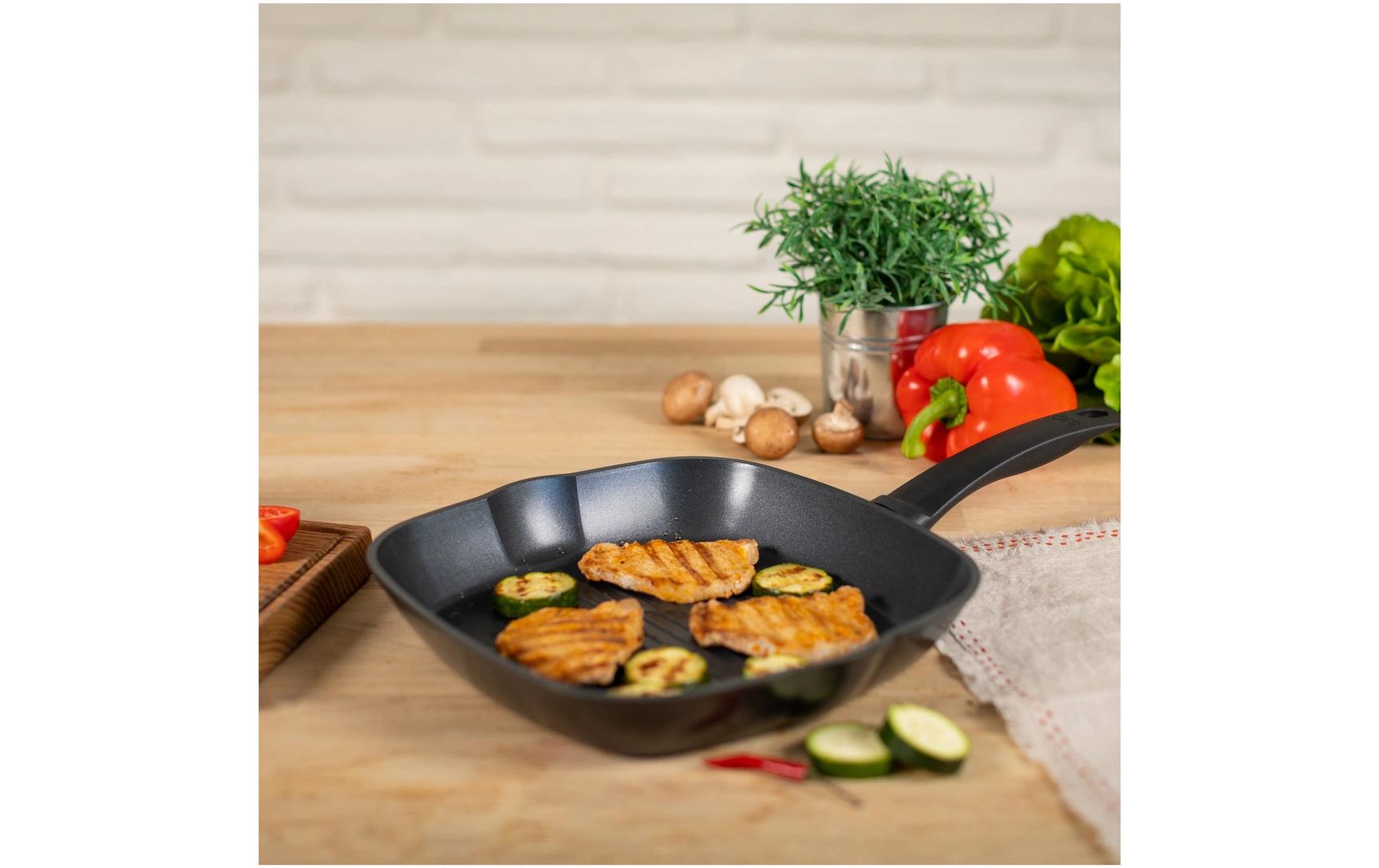 Grillpfanne Easy Induction 26 cmQuadratische Grillpfanne