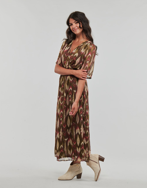Only - ONLPAM LIFE 2/4 MIDI DRESS PTM - Marron