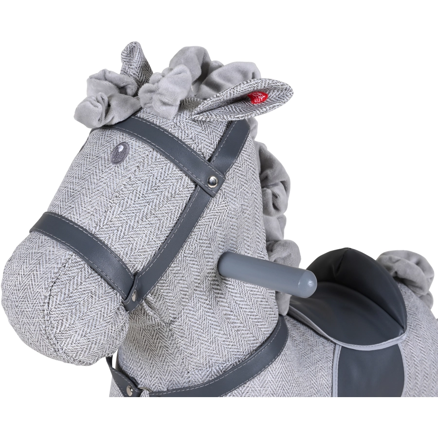 knorr toys® Schaukelpferd Grey horse grau