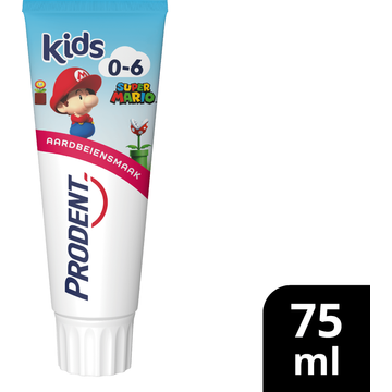 Prodent Kids 0-6 jaar Tandpasta Super Mario 75 ml