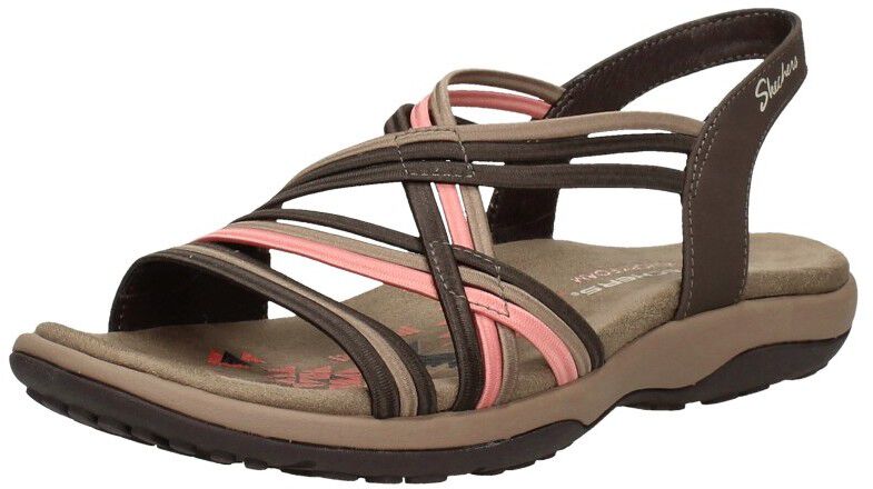 Skechers Reggae Slim - Simply Stretch donkerbruin