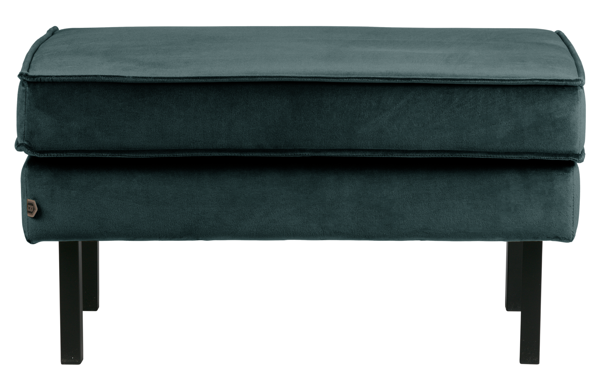 Hocker Rodeo op poten velvet - Teal