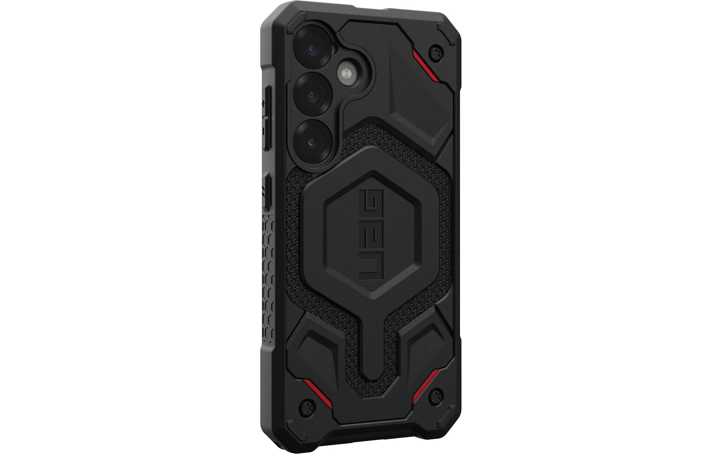 Back Cover Monarch Pro Galaxy S25 Kevlar BlackSchutzhülle für das Samsung Galaxy S25