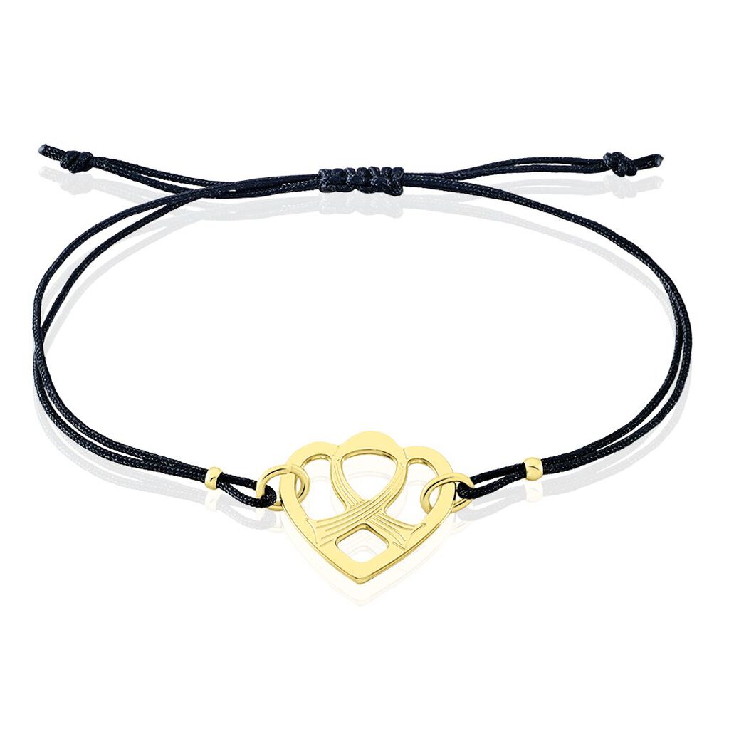 Bracelet Solidaire Lutte Contre Le Cancer Laiton Doré