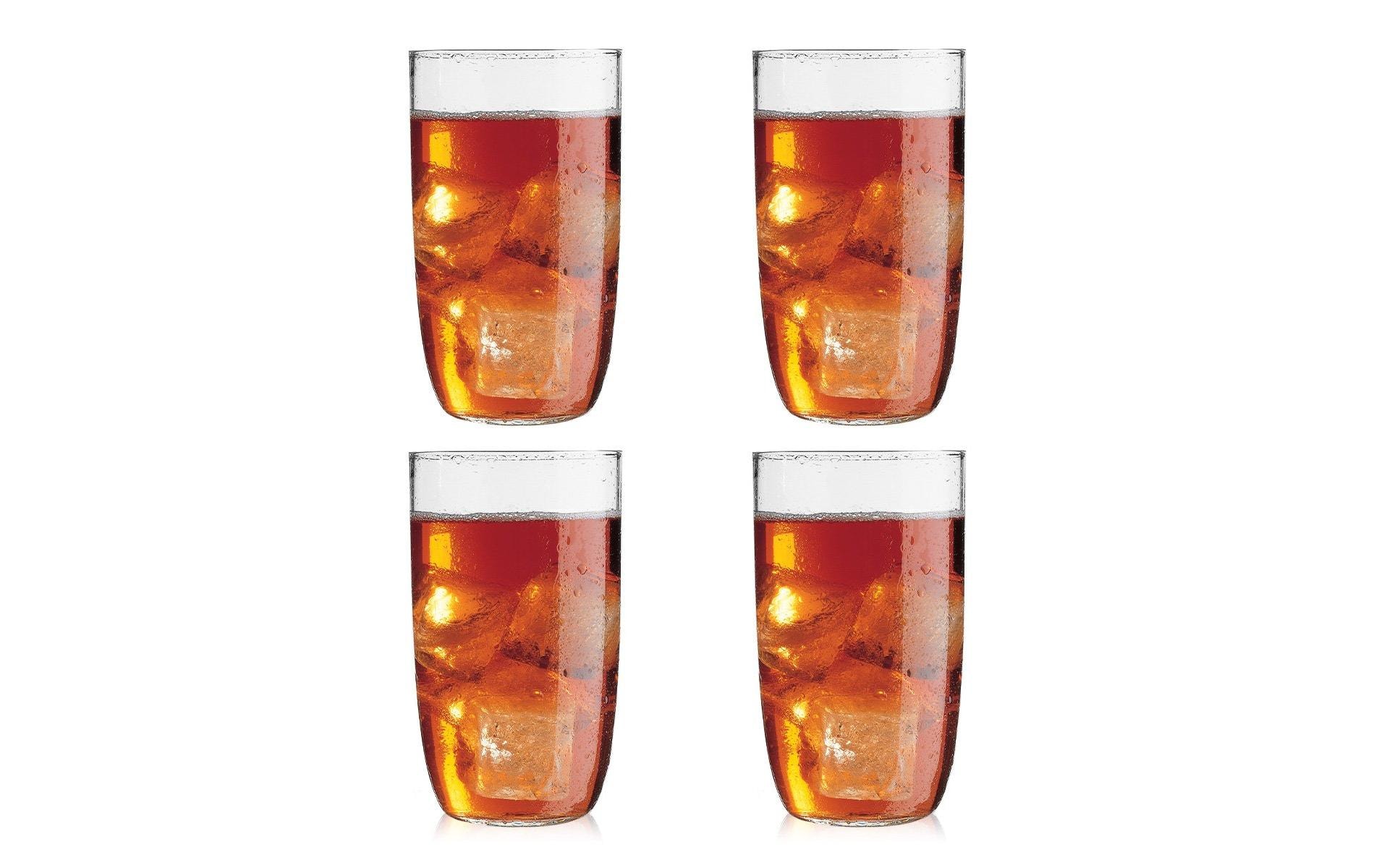 Trinkglas Kvadrant 4-teilig Transparent, 0.5 lGrosse Trinkgläser