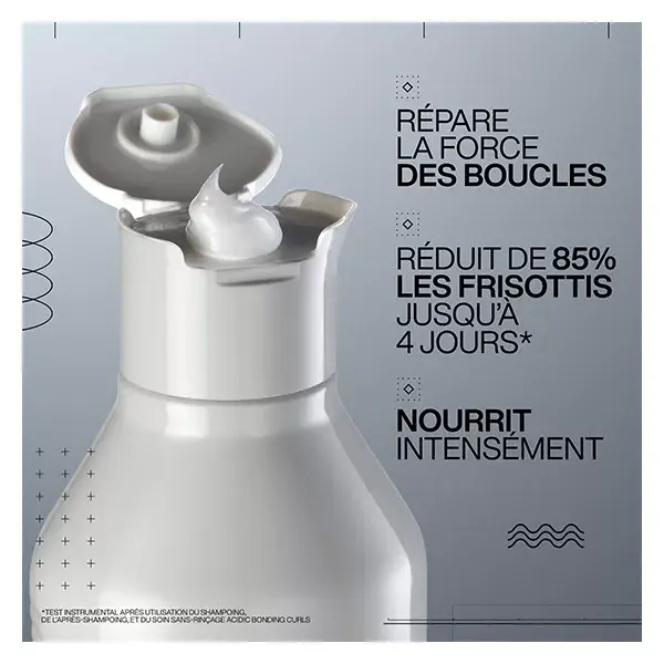 Condicionador reparador Redken Acidic Bonding Curls para cabelos cacheados danificados.