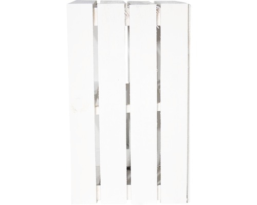 Vintage fruitkist met plank II wit 50x40x30 cm