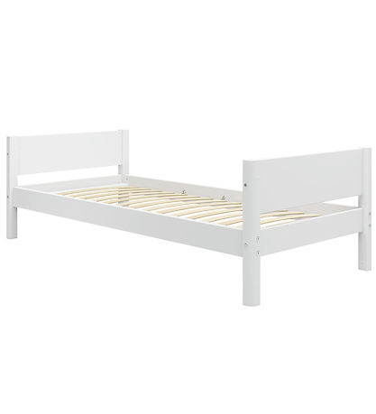 Flexa Einzelbett - White - 210 x 101 x 66,5 cm - Weiß