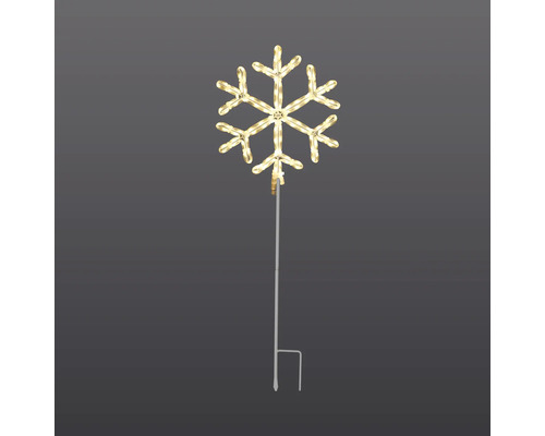 LED Decoratieve Lafiora Sneeuwvlok Stick 113 stuks 65 cm Warm Wit