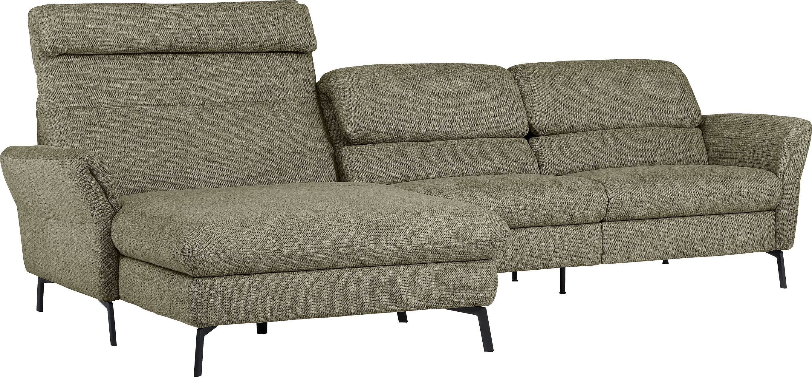 SEBO Ecksofa - Olive / B: 284.0 cm x T: 161.0 cm x H: 84.0 cm