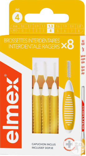 Elmex Brossette Interdentaire 1,3mm 8 Pièces