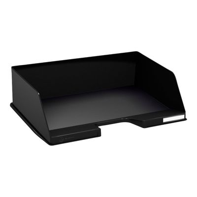 Exacompta Ecotray - Corbeille à courrier à l'italienne noir