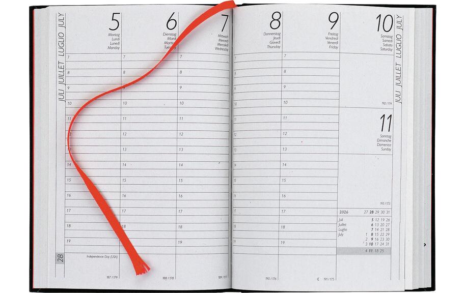 Geschäftsagenda Longatti 10.4 x 14.8 cmTaschenagenda 2026