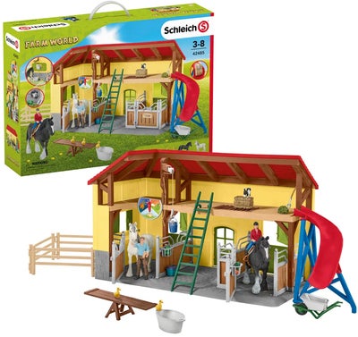 Schleich Farm World Lekesett Hestestall