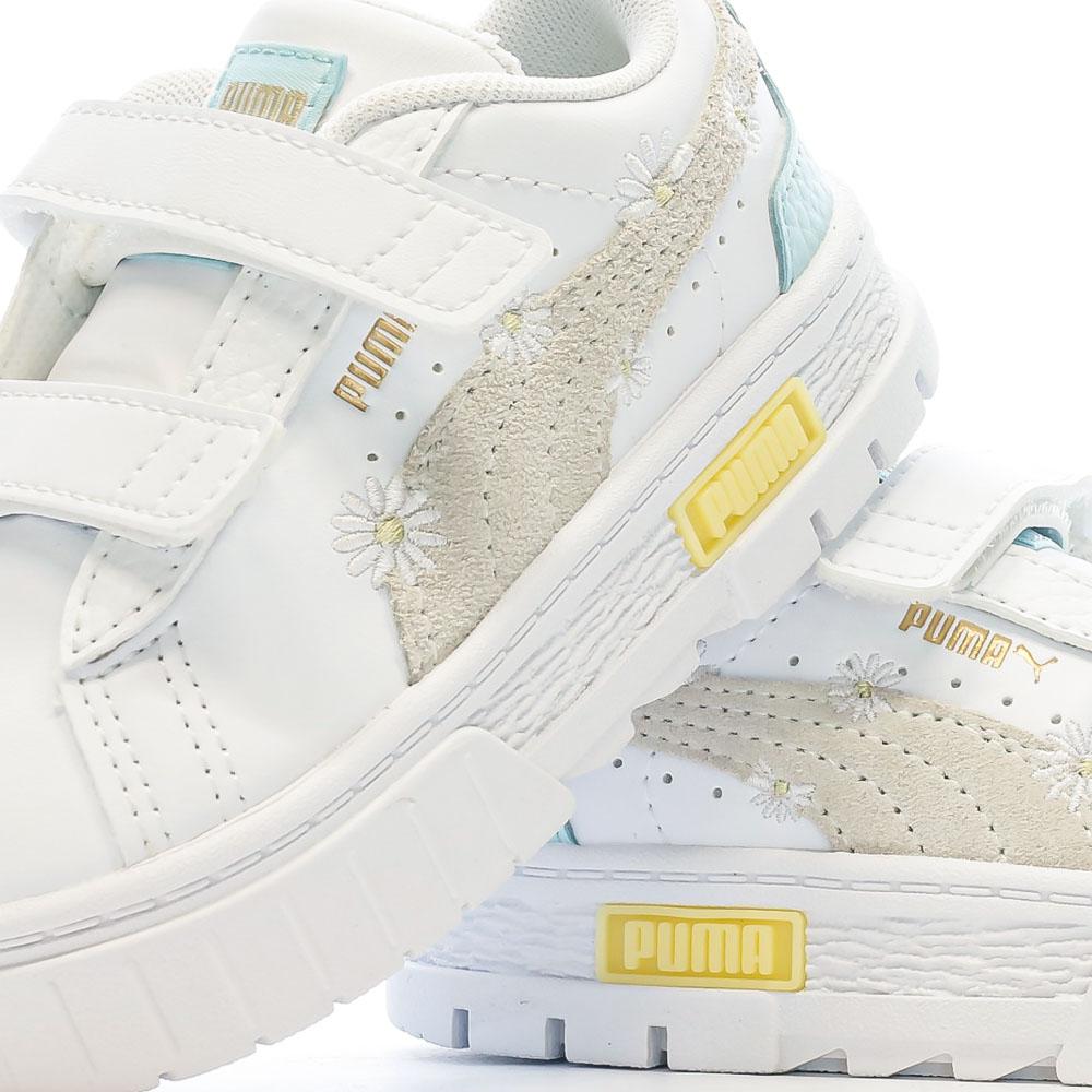 Puma Baskets Blanches Fille Puma Mayze Daisy