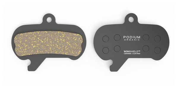 Paire de Plaquettes AMP Podium - SRAM Maven - Revêtement Ceramic/Organique