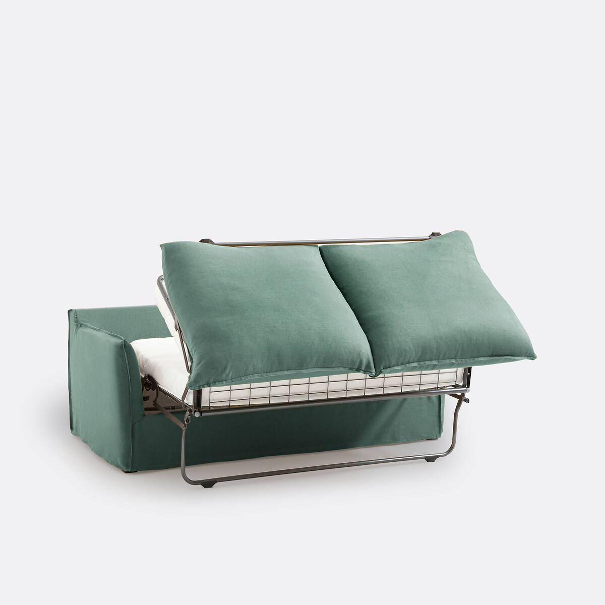 LA REDOUTE INTERIEURS<br>Slaapbank H14 cm, gekreukt linnen, Odna