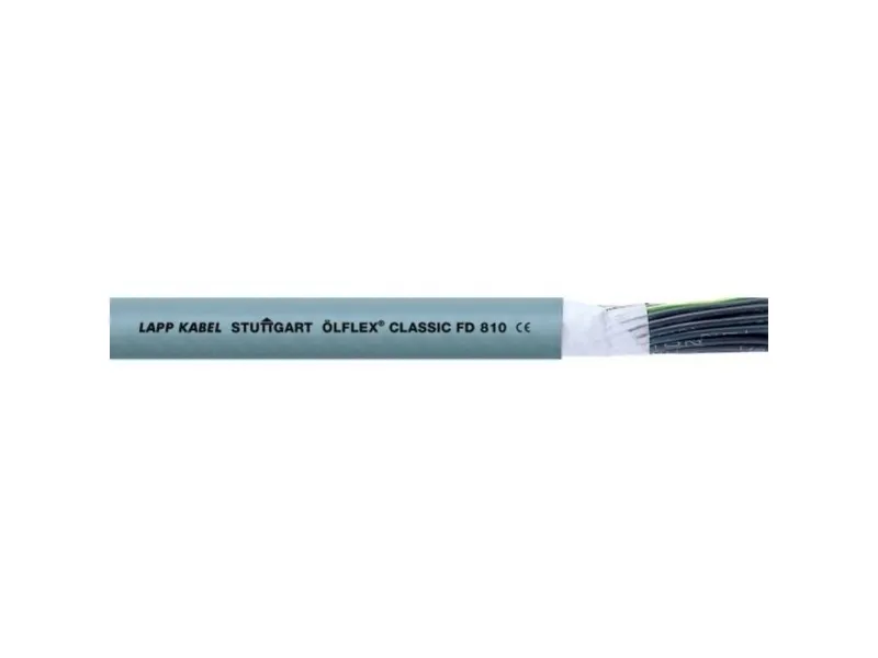 LAPP 26120/100 Slæbekædekabel ÖLFLEX® FD CLASSIC 810 3 G 0.75 mm² Grå 100 m
