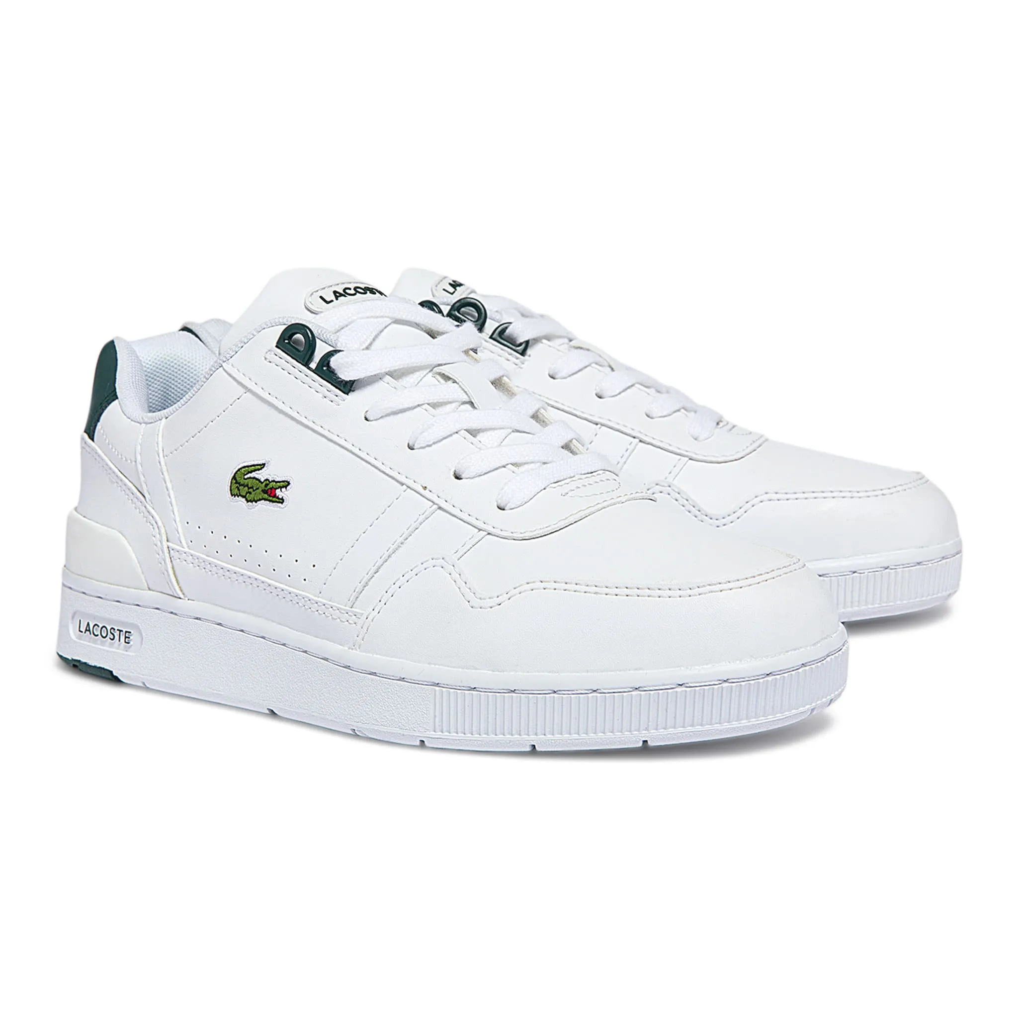 Lacoste Souliers T-Clip Blanc Pointures 3-6