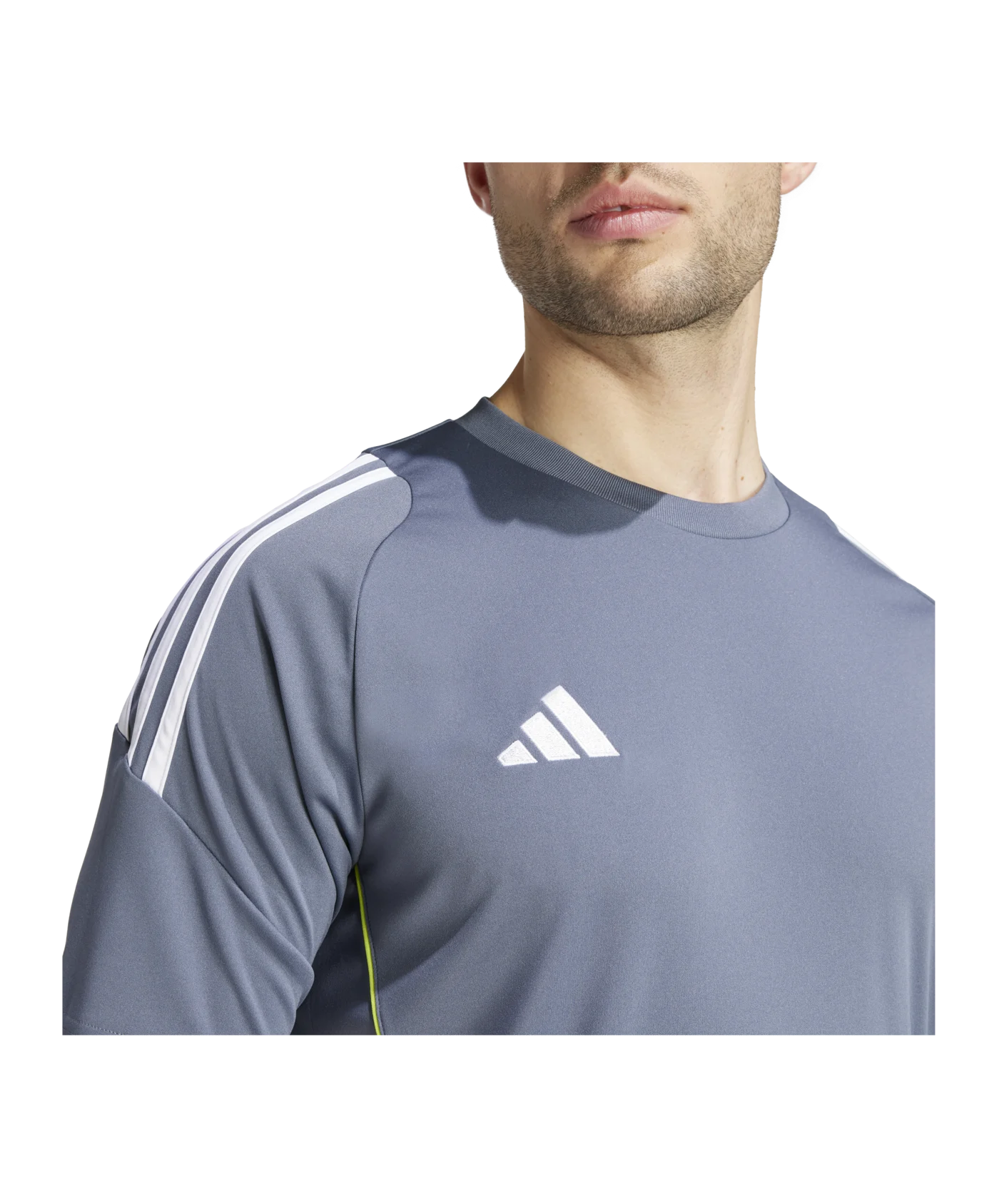adidas Tiro 24 Trikot Grau Weiss Gelb