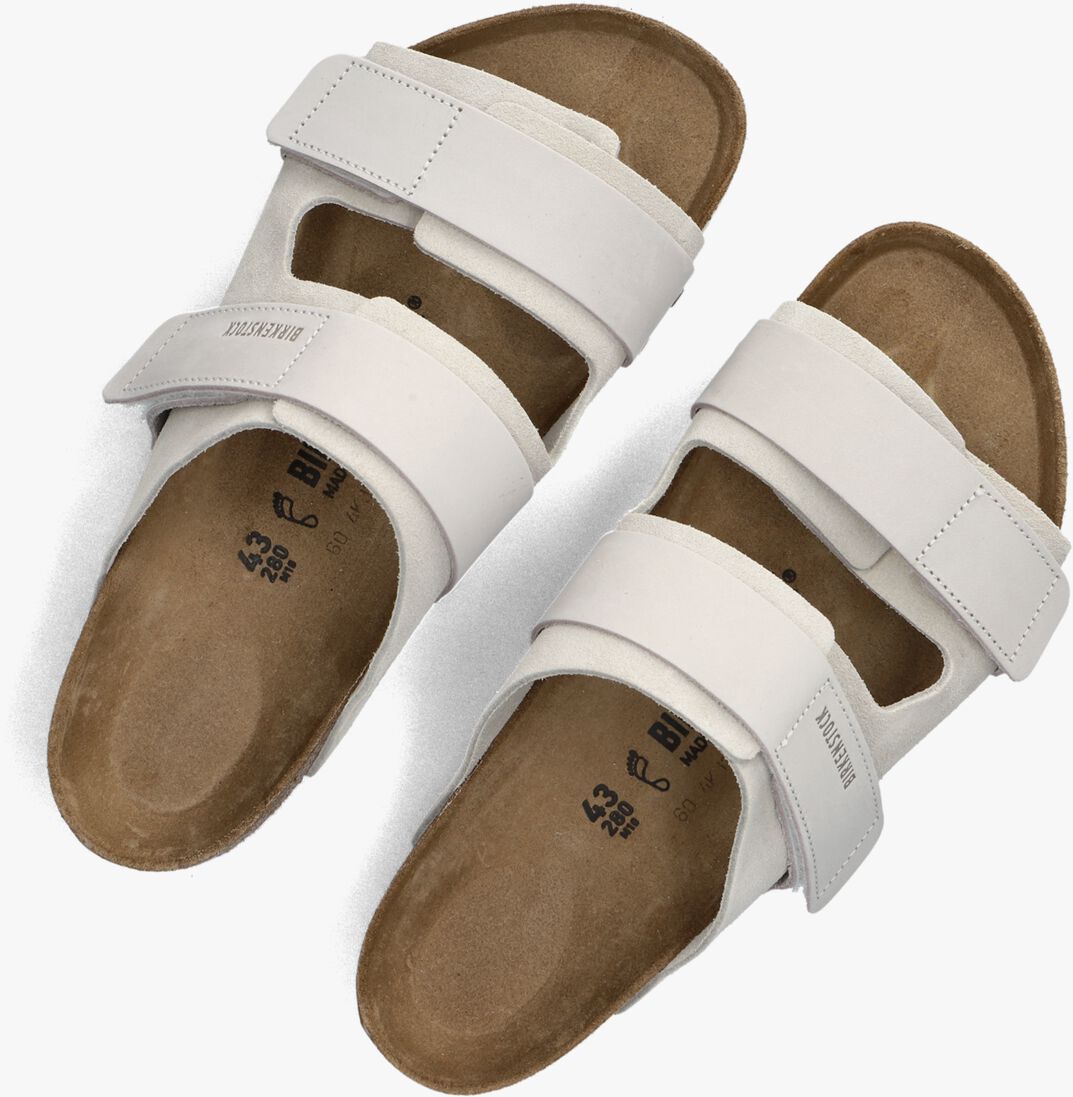 witte birkenstock slippers uji