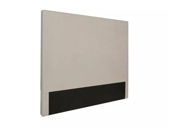 Tête de lit lisse en tissu NUMA - Beige, Largeur - 160 cm