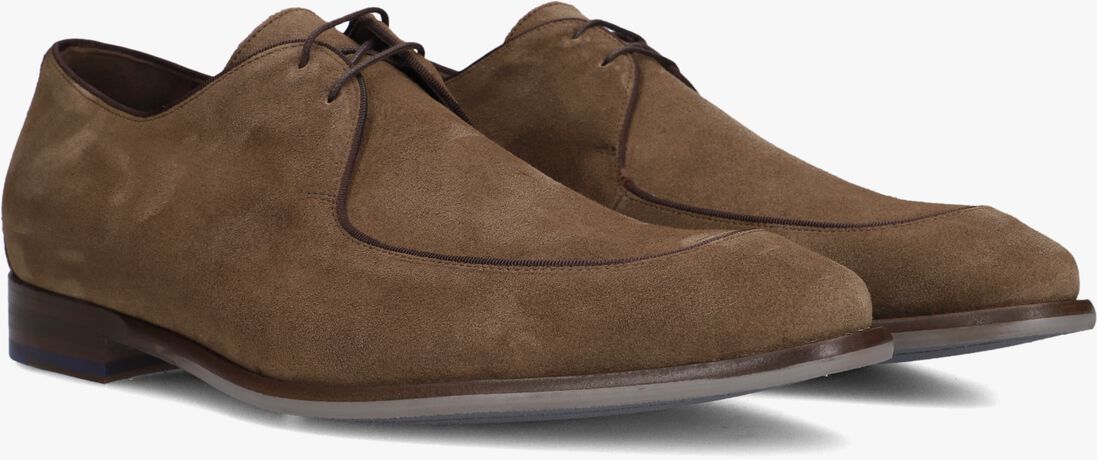 cognac floris van bommel nette schoenen sfm-30325 de stapper