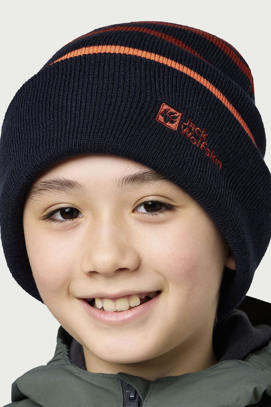 Jack Wolfskin Jack Wolfskin Stripy Knit Beanie Muts Junior