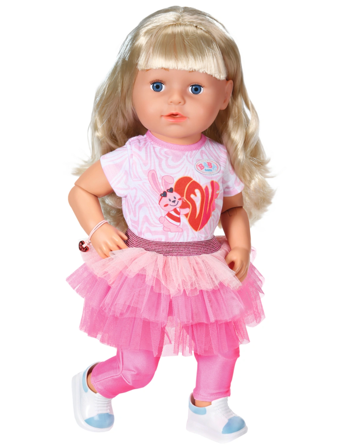 BABY born® Puppe SISTER PLAY & STYLE (43cm) in blond