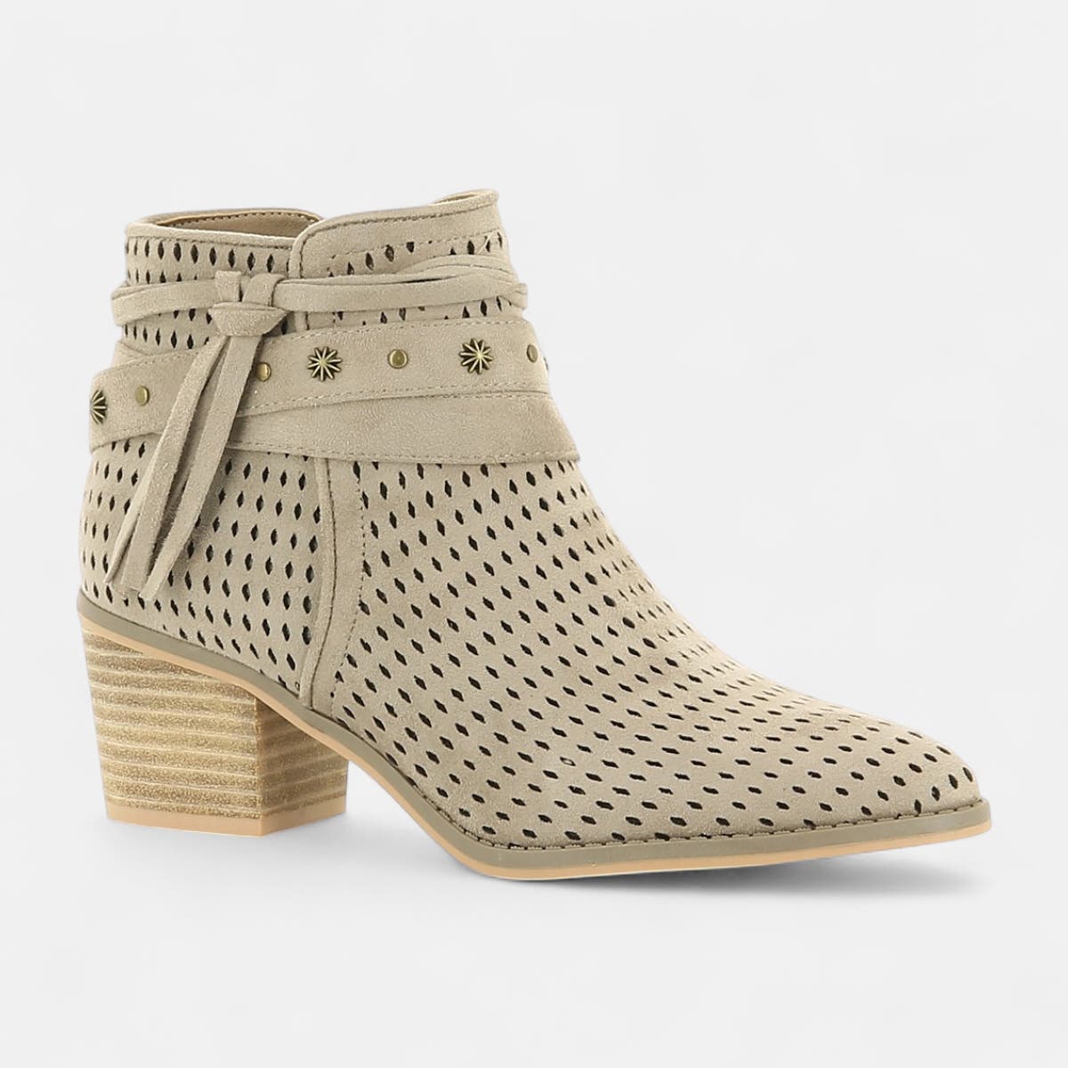 Bottines à talon Femme taupe