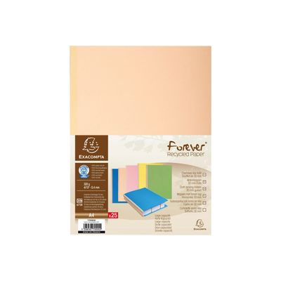 Exacompta Forever - 25 Chemises à soufflet - 320 gr - couleurs assorties